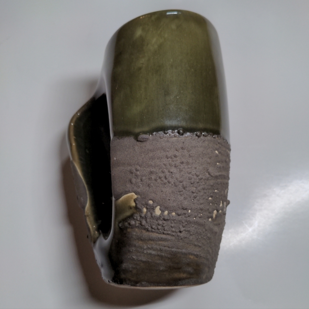 Vintage Handmade Pottery Mug Rustic Stoneware – Canada Marked Sturdy Handle
